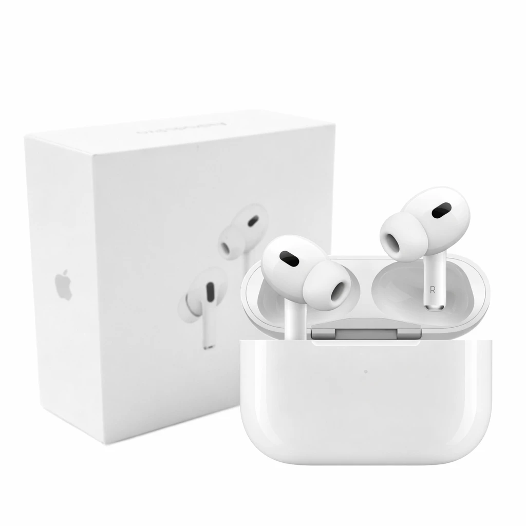 AirPods Pro 2nd Generation – Deep Bass, 25Hr Battery, Bluetooth 5.3 (Black/White