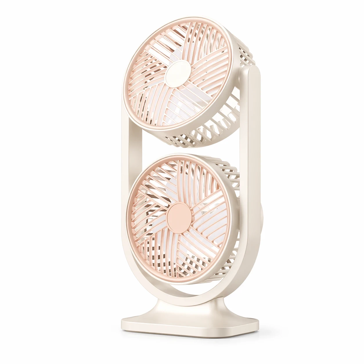 Dual Head Portable Mini Fan Price in Bangladesh – 360° Rechargeable USB Cooling