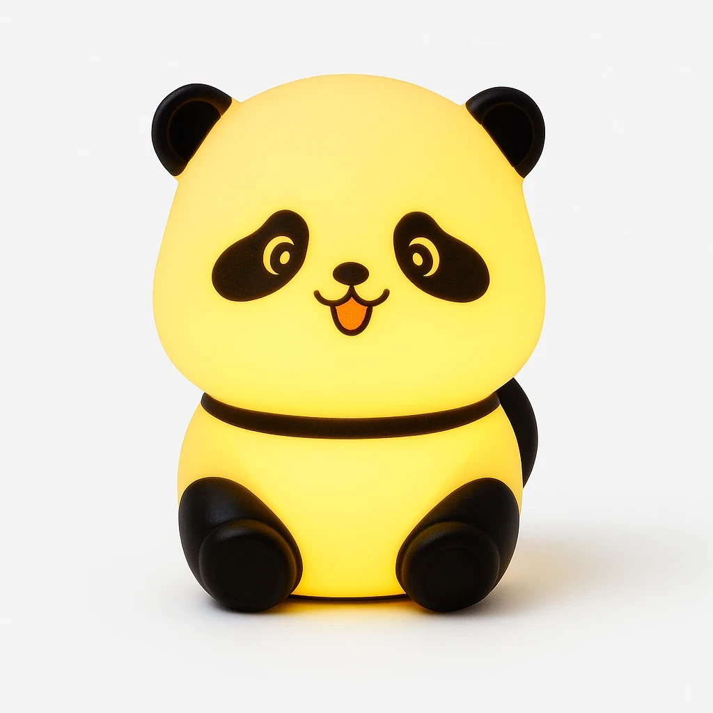 Silicone Panda Night Lamp – Soft Light Cute Lamp f...