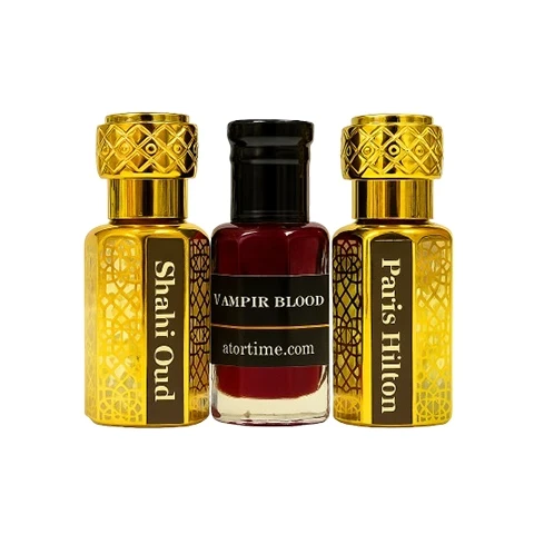 6ML Shahi Oud, Vampir Blood & Paris Hilton Attar –...