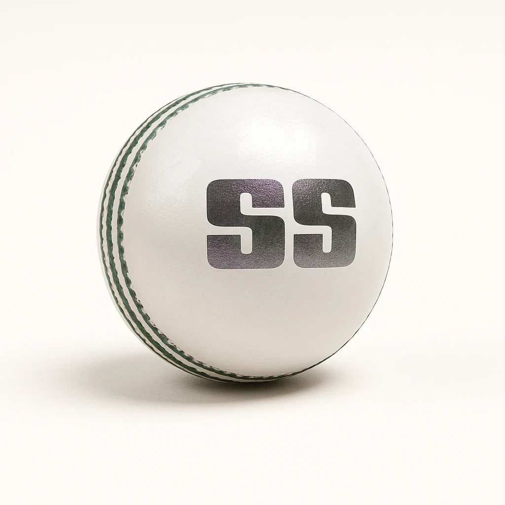 SS White Leather Cricket...