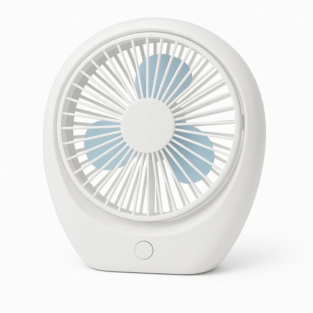 Desk Fan with Modern Oval...