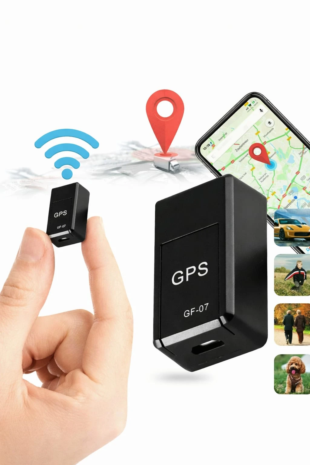 GF-07 Mini Magnetic GPS T...