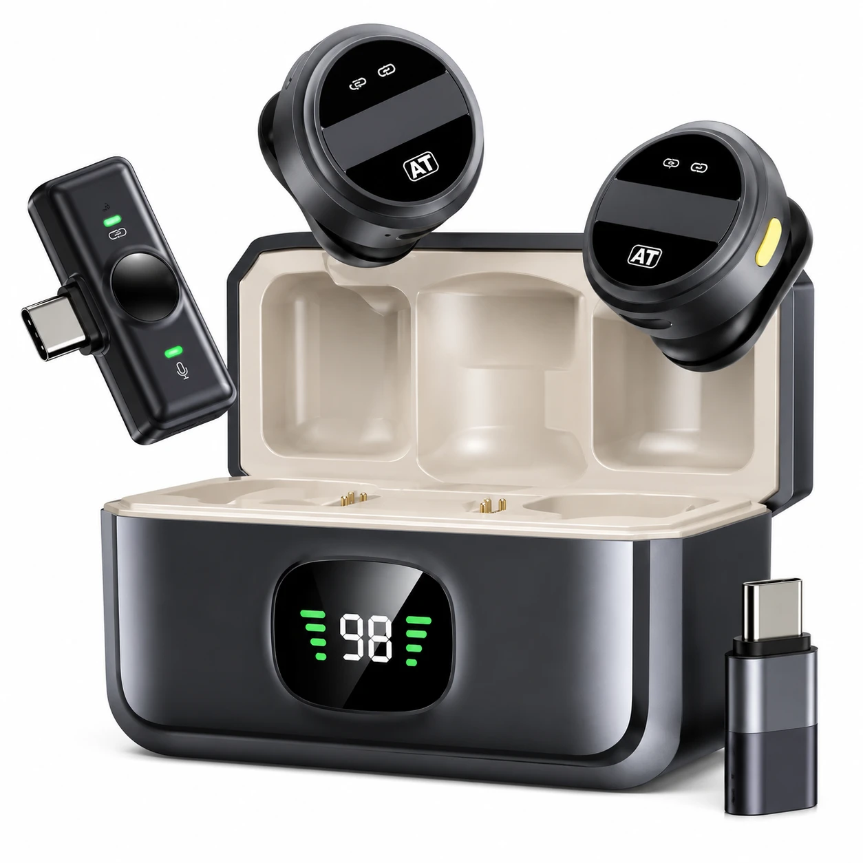 SX21 Wireless Lavalier Microphone with ENC Noise R...