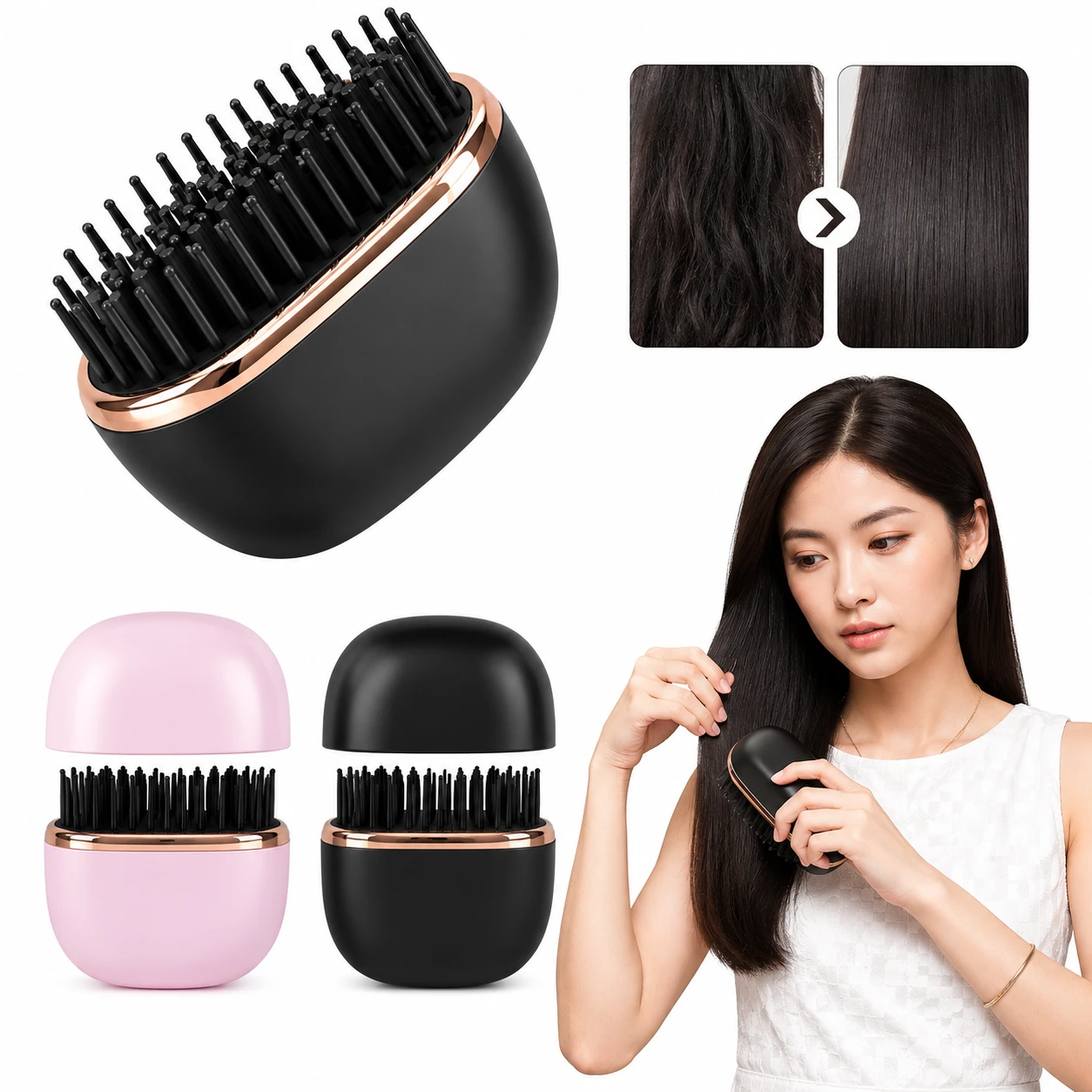 Mini Hair Straightener Br...