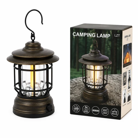 Vintage LED Camping Lante...