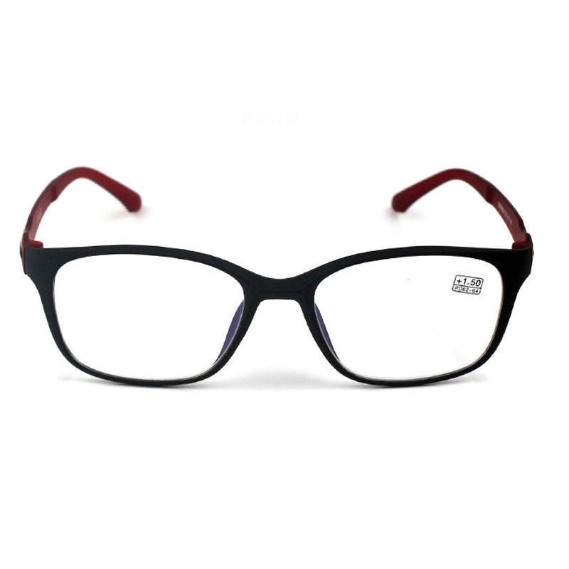 iboode Reading Glasses Men Anti Blue Rays Presbyopia Eyeglasses Antifatigue Computer Eyewear with +1.5 +2.0 +2.5 +3.0 +3.5 +4.0