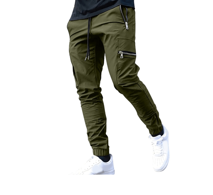 BUY Casual Cargo Pants with Large Pocket Fashion Simple Solid Trouser IN SWAZILAND.