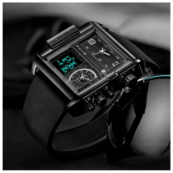 FEICE Wathes for Men Digital LED Analog Quartz Wristwatch Business Men’s Watch